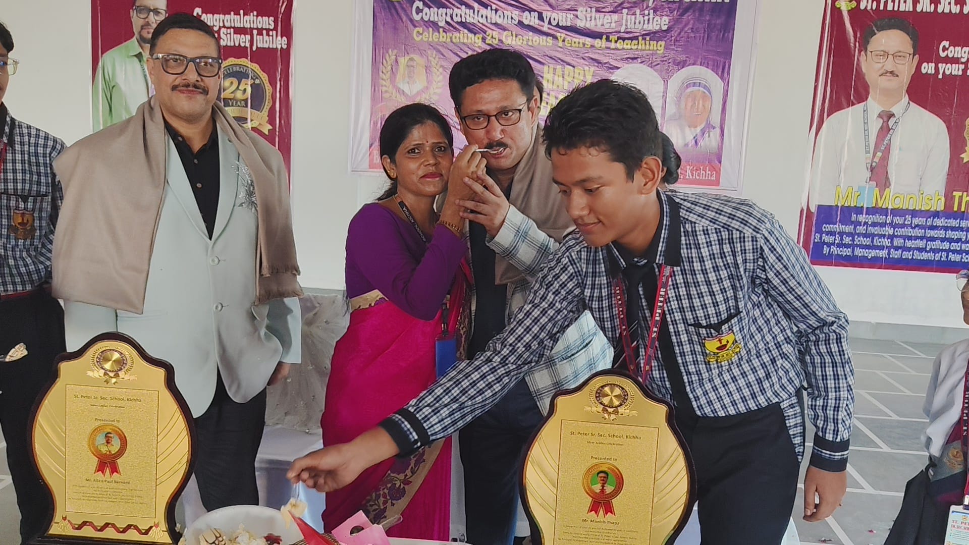 Silver Jublee of two teacher's