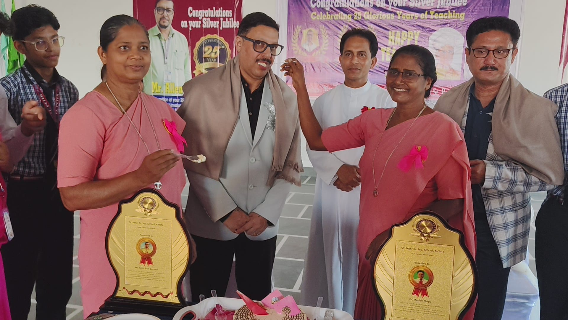 Silver Jublee of two teacher's